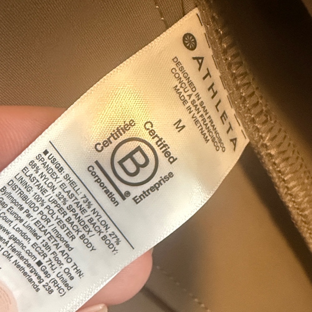Athleta Camel Trench Coat with Belt - Picture 5 of 5